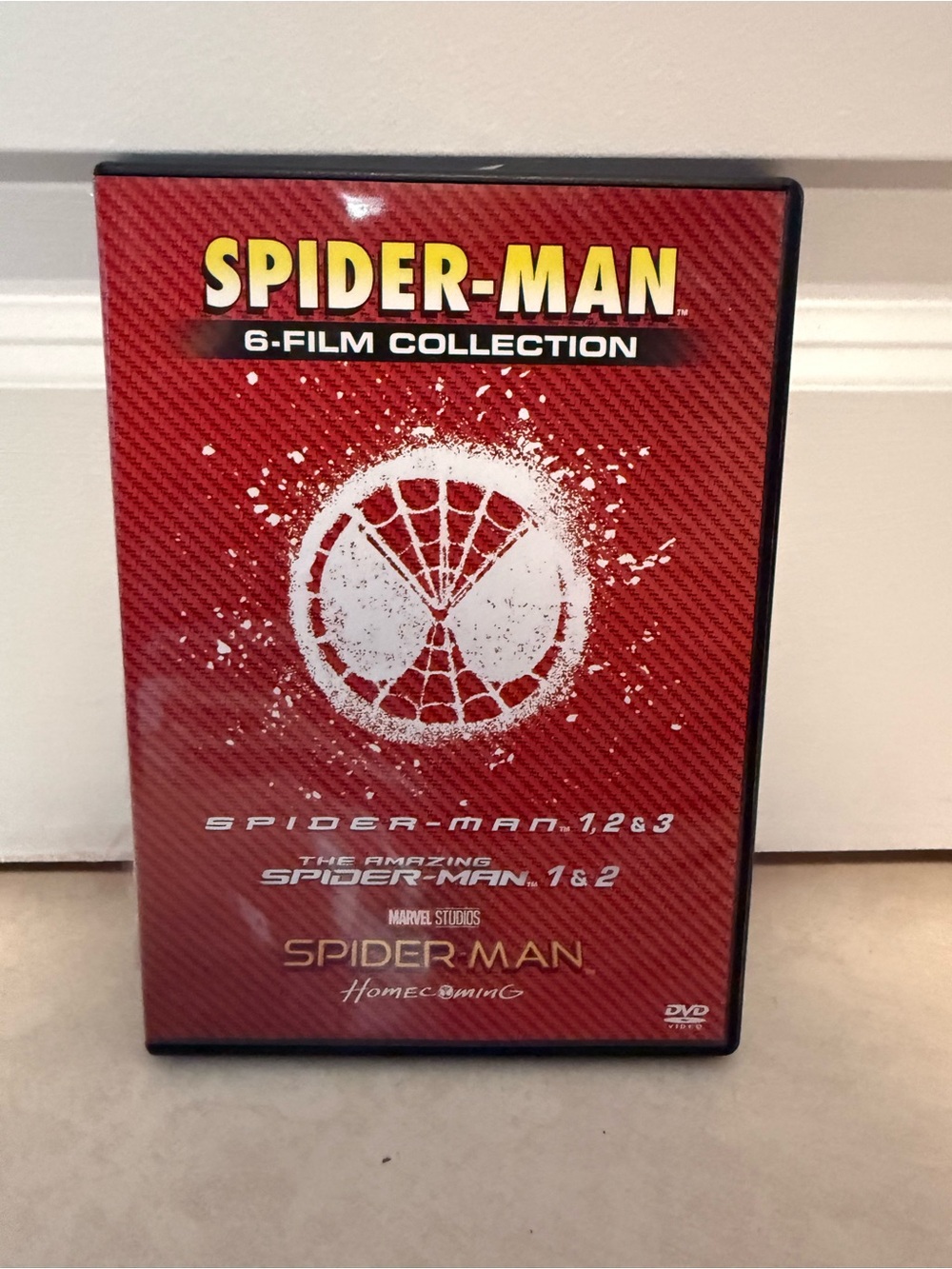 Spiderman 6-Film Collection DVD - Red